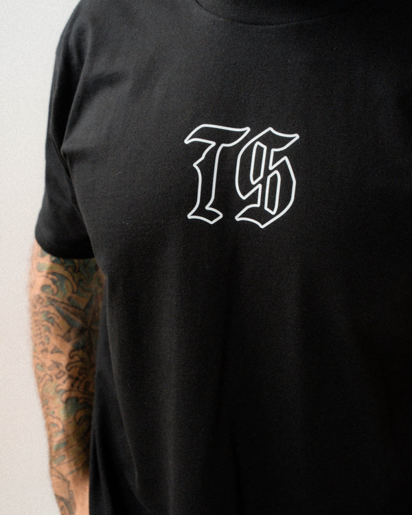 Traditional Linework Tee - Black