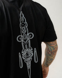 Traditional Linework T-Shirt - Black