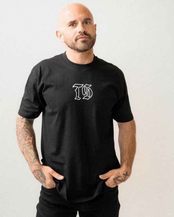 Traditional Linework Tee - Black
