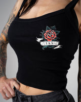 Traditional Crop Tank - Black