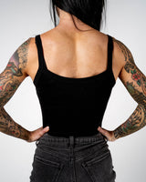 Traditional Crop Tank - Black