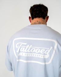 Oversize Vintage Tee - Powder Blue