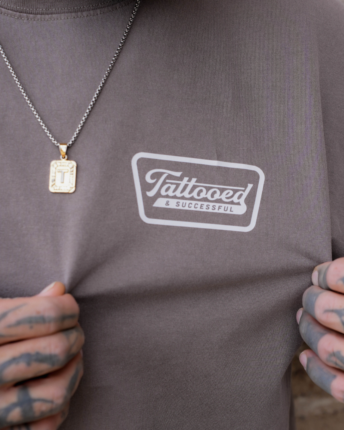 Oversize Vintage Tee - Faded Grey