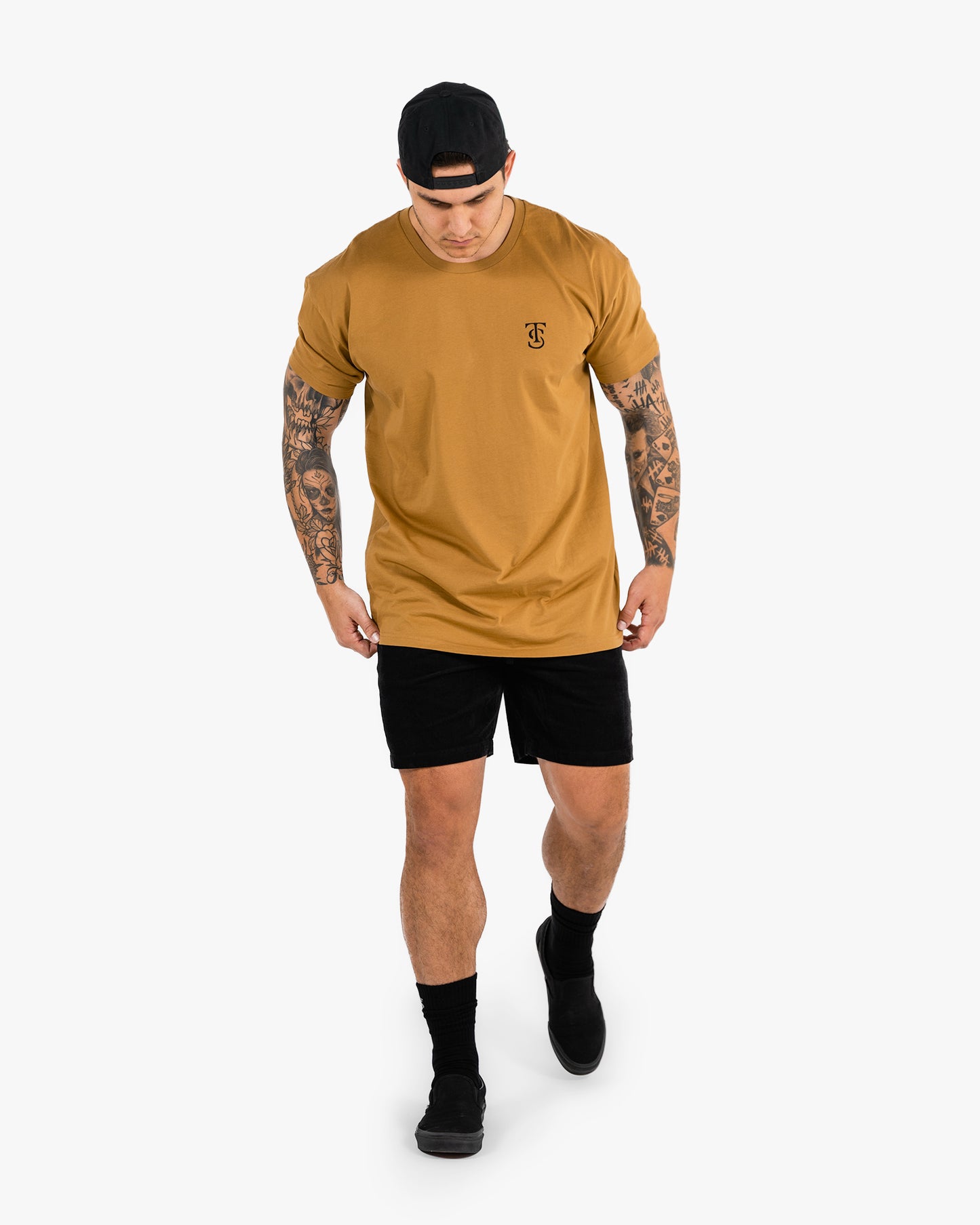 Mens Icon Cord Shorts - Blackout