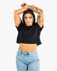 Icon Crop - Black w/ Black