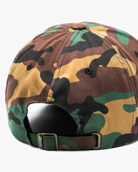 Icon Dad Hat - Camo w/ Orange
