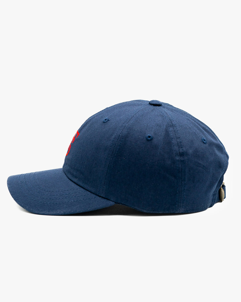 Icon Dad Hat - Navy w/ Red