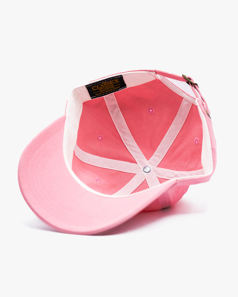 Icon Dad Hat - Pink w/ White