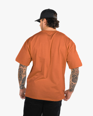 Icon Heavyweight Tee - Clay w/ Black