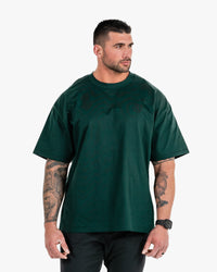 Icon Heavyweight Tee - Pine w/ Black