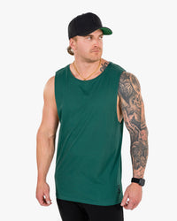 Icon Tank - Green w/ Black