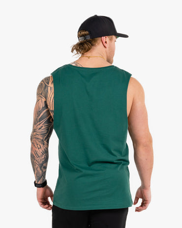 Icon Tank - Green w/ Black