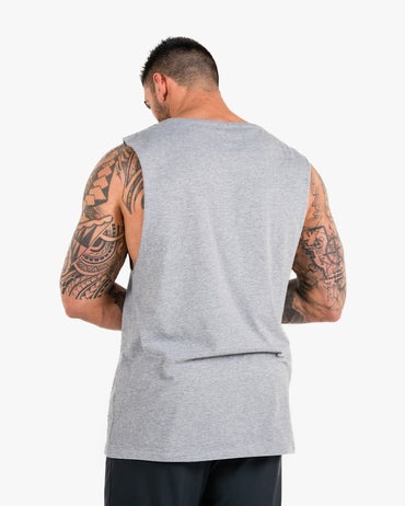 Icon Tank - Heather w/ Black
