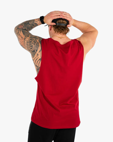 Icon Tank - Red w/ Black
