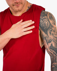 Icon Tank - Red w/ Black