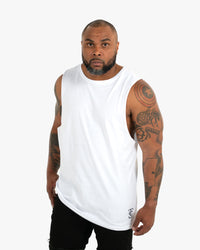 Icon Tank - White w/ Black