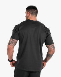 Icon Tee - Charcoal w/ Black