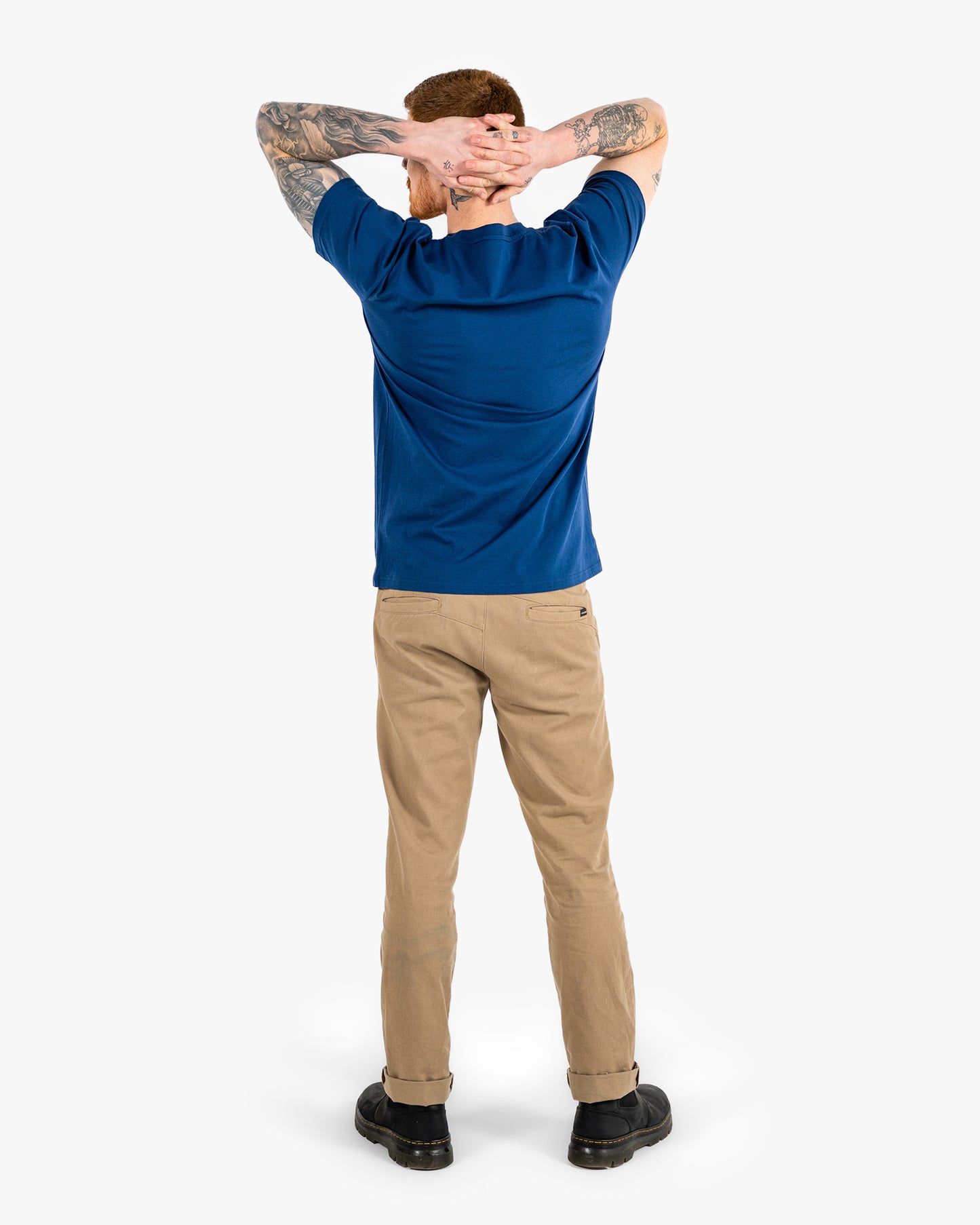 Icon Tee - Blue w/ Red