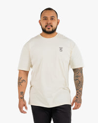 Icon Tee - Ecru w/ Black