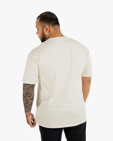 Icon Tee - Ecru w/ Black
