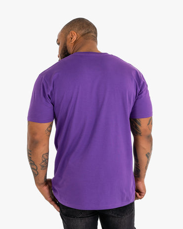 Icon Tee - Purple w/ Black