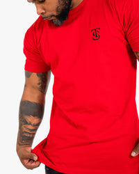 Icon Tee - Red w/ Black