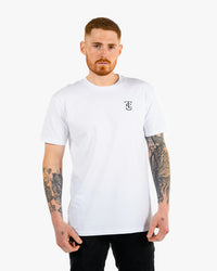 Icon Tee - White w/ Black