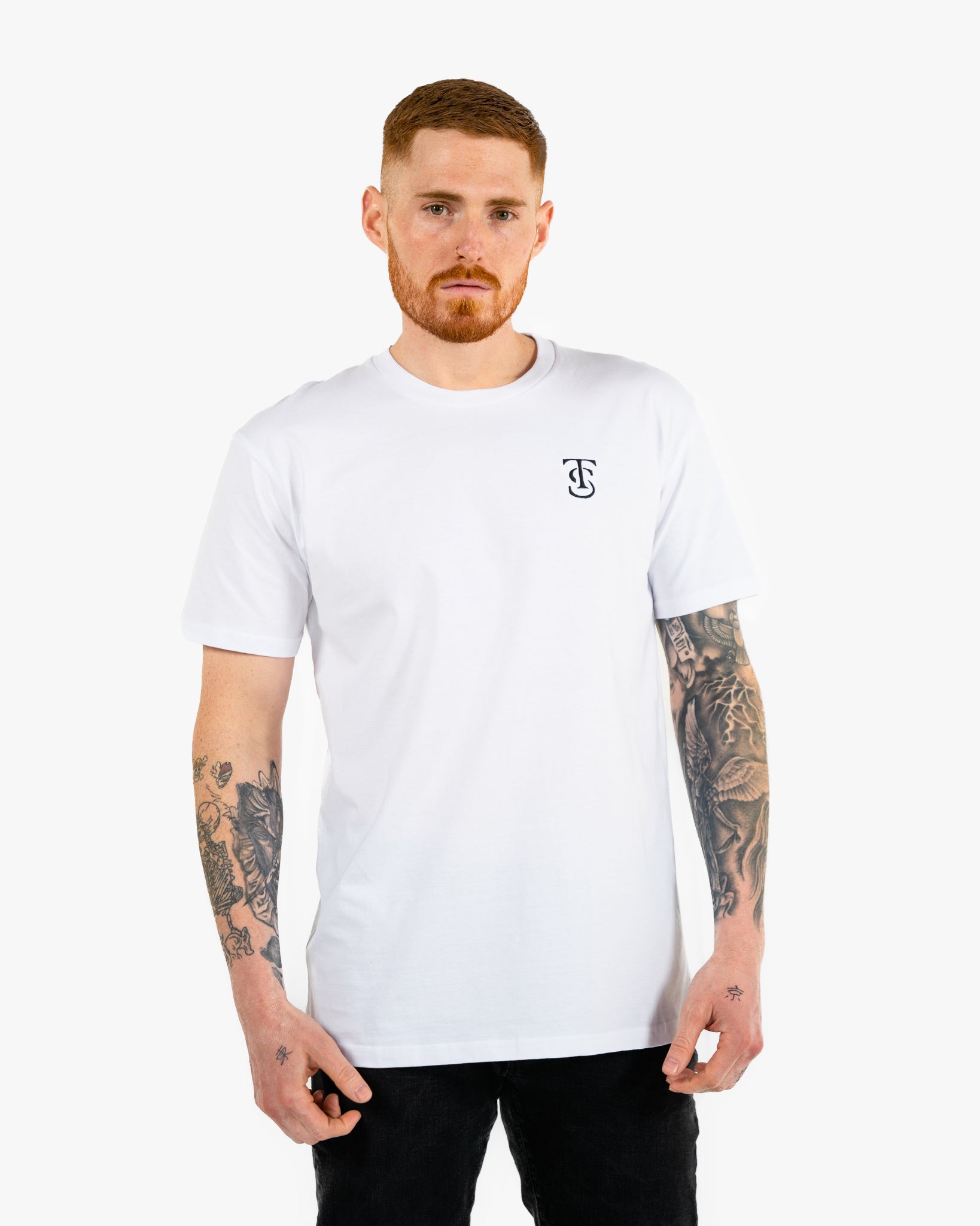 Icon Tee - White w/ Black