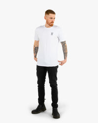 Icon Tee - White w/ Black