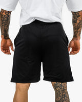 Icon Court Shorts - Black w/ Red