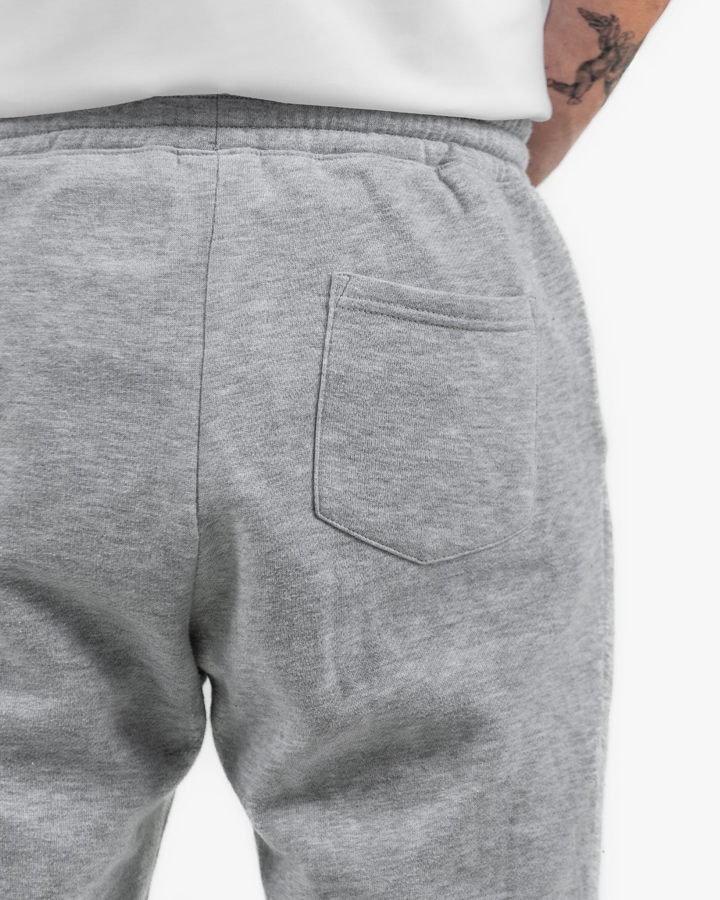 Mens Icon Sweat Shorts - Heather w/ Black