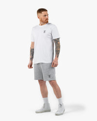 Mens Icon Sweat Shorts - Heather w/ Black