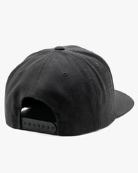Icon Snapback Hat - Black w/ Yellow