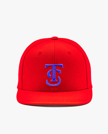 Icon Snapback Hat - Red w/ Royal Blue