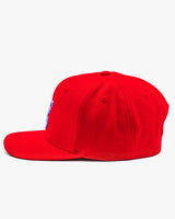 Icon Snapback Hat - Red w/ Royal Blue