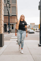 Women's Brand Tee - Black