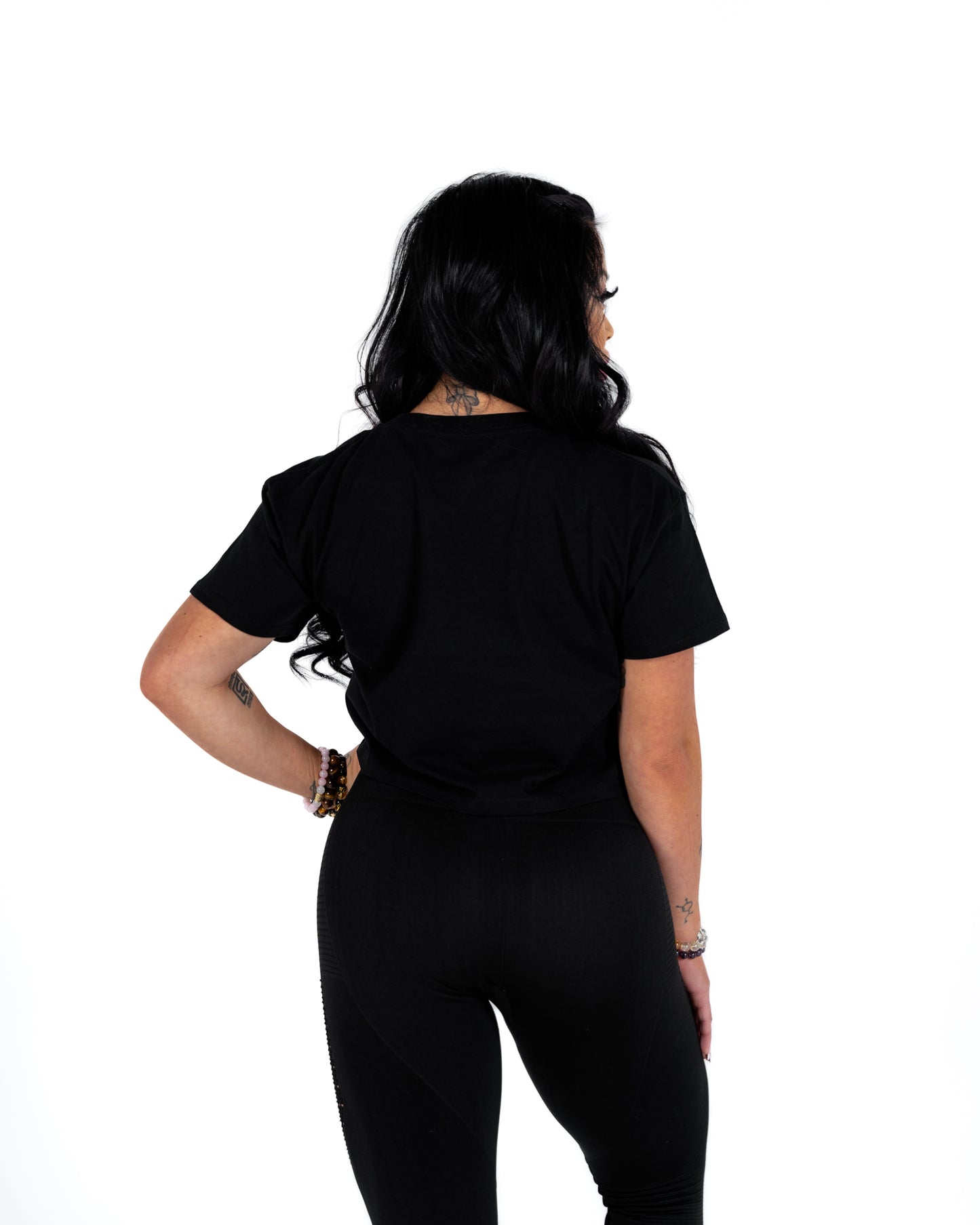 INKED Crop Tee - Black