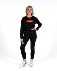 Inked Crop LS - Black