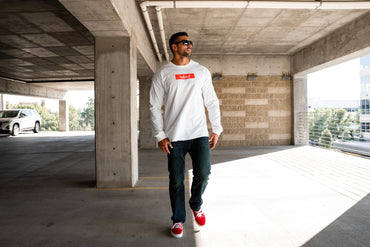 Inked Long Sleeve Tee - White