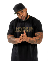 Classic BRKTHEMLD T-Shirt - Black w/ Gold