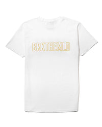 Classic BRKTHEMLD T-Shirt - White w/ Gold