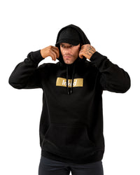 Inked Hoodie - Black w/ Gold