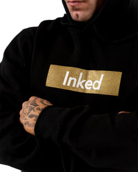 Inked Hoodie - Black w/ Gold