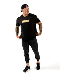 INKED Tee - Black w/ Gold