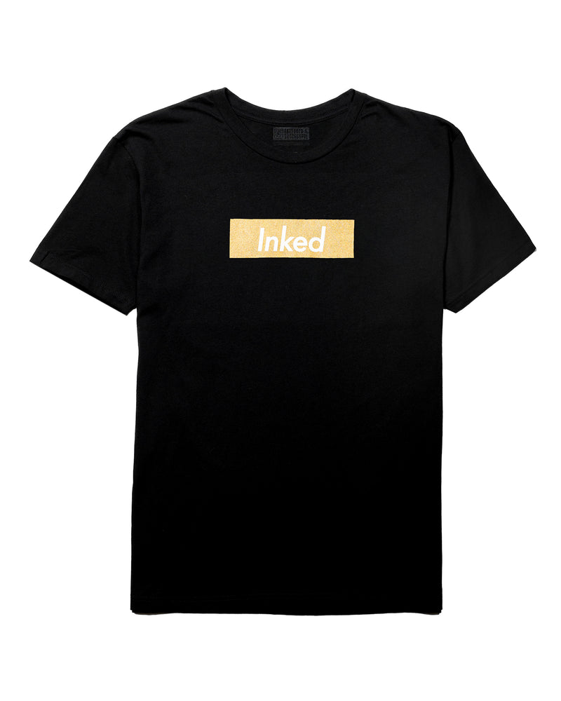 INKED T-Shirt - Black w/ Gold
