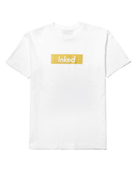 INKED Tee - White w/ Gold