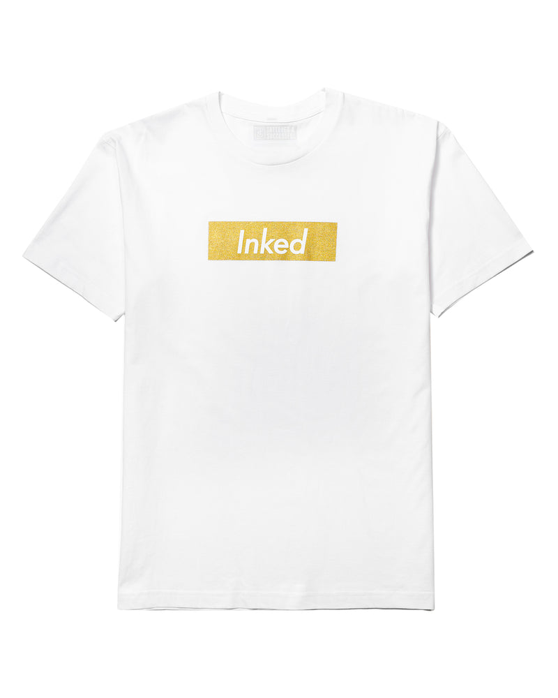INKED T-Shirt - White w/ Gold