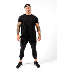 Make Your Own Luck T-Shirt -  Black w/ Gold