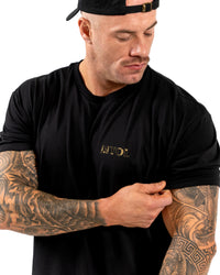 Make Your Own Luck T-Shirt -  Black w/ Gold
