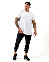 Make Your Own Luck T-Shirt -  White w/ Gold